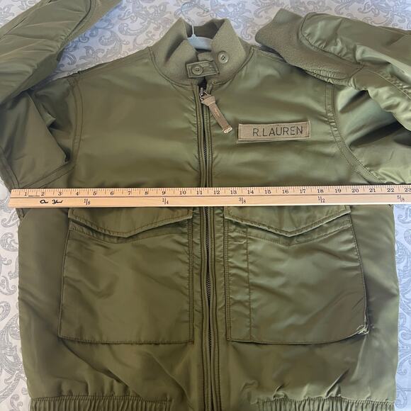VTG Ralph Lauren Polo 67 Jeans Co. Military Surplus Green Jacket Men Size S - Picture 9 of 12